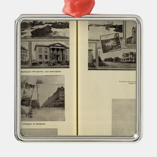 Spokane Julgransprydnad Metall (Framsidan)