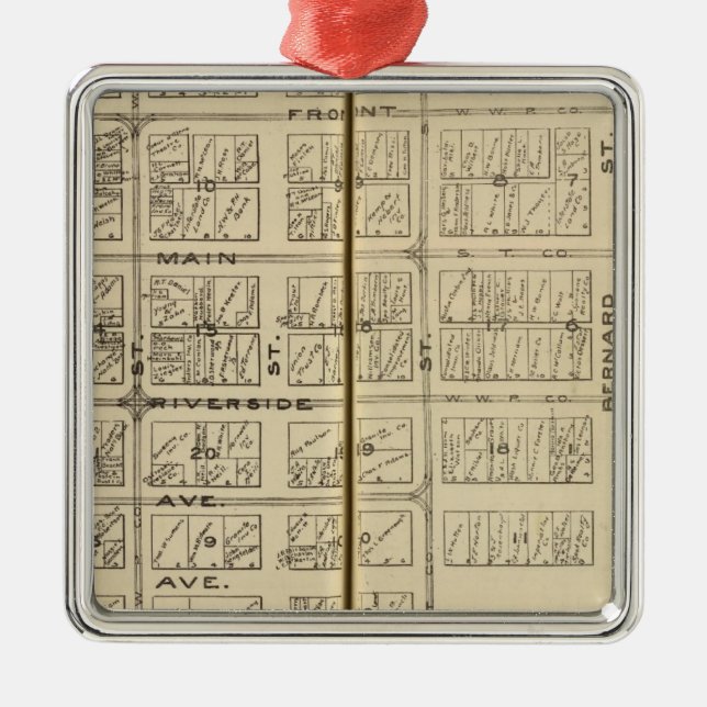 Spokane Julgransprydnad Metall (Framsidan)