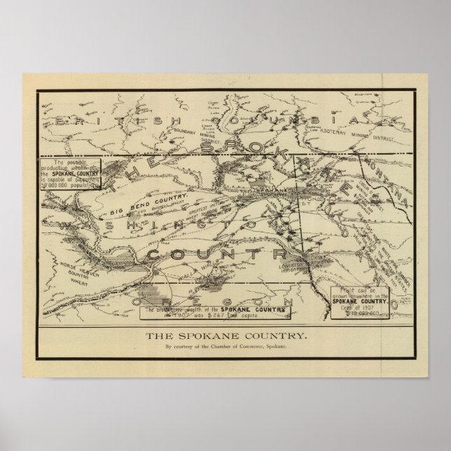 Spokane Land Poster (Framsidan)