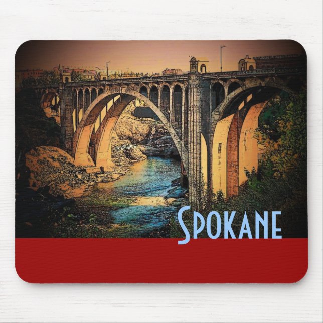 Spokane Mousepad Musmatta (Framsidan)