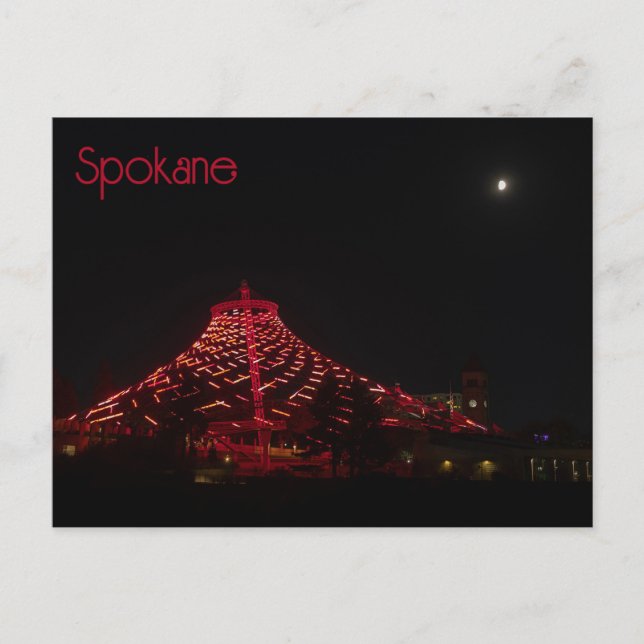 Spokane Pavilion Riverfront Park Spokane WA Vykort (Framsida)