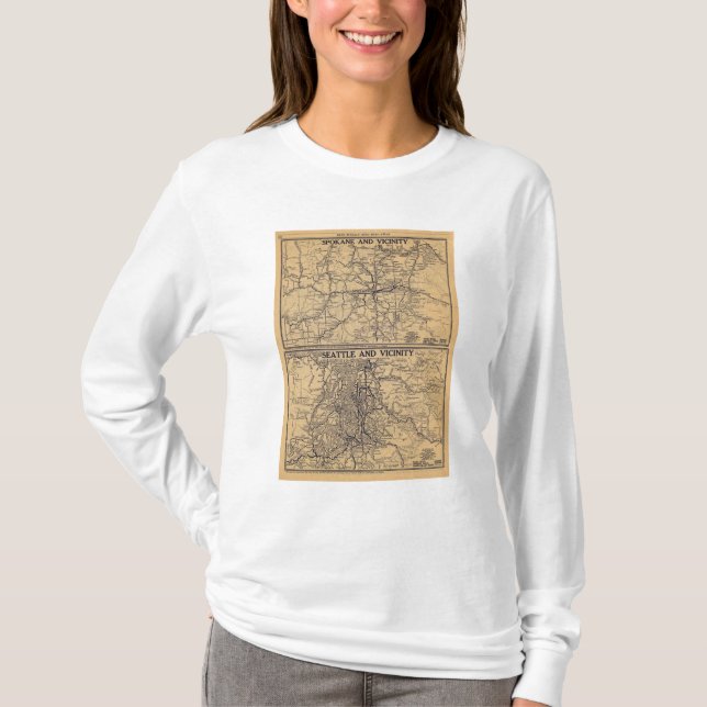 Spokane Seattle T Shirt (Framsida)