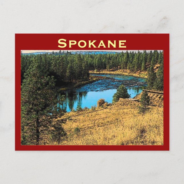 Spokane-vykort Vykort (Framsida)