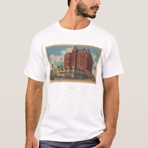 Spokane WA - beskåda av det Davenport hotellet #2 T Shirt