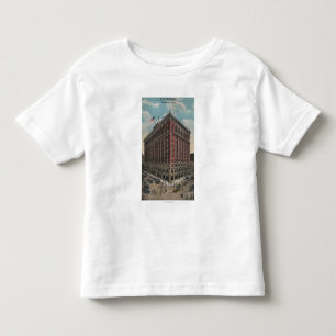 Spokane WA - beskåda av det Davenport hotellet T-shirt