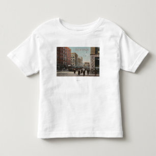 Spokane WA - beskåda av flodstranden Ave. & Howar T Shirt