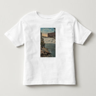 Spokane WA - koppla ihop fiske på lägre nedgång Tee Shirt