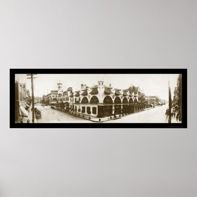 Spokane WA Restaurant Photo 1908 Poster (Framsidan)