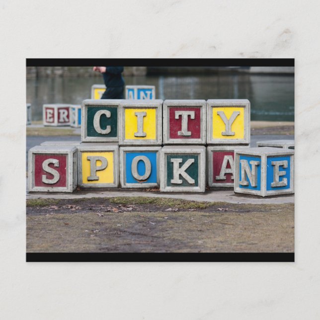 SPOKANE WA VYKORT (Framsida)