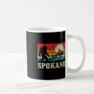 Spokane Washington Bigfoot Vintage Mountain Hunter Kaffemugg