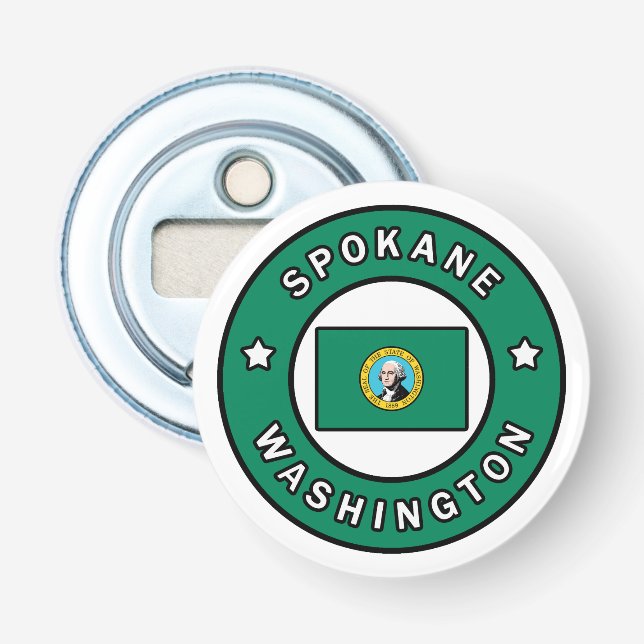 Spokane Washington Flasköppnare (Framsidan)