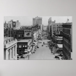 Spokane Washington - flodstrandaveny Poster