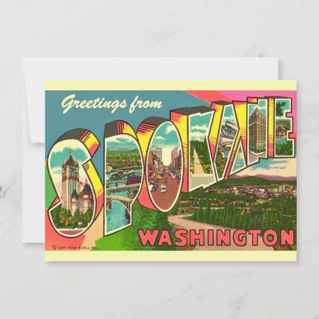 Spokane Washington Flytta Announcement (Framsida)