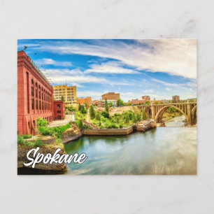 Spokane, Washington, Förenade Stater Vykort