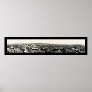 Spokane Washington foto 1908 Poster