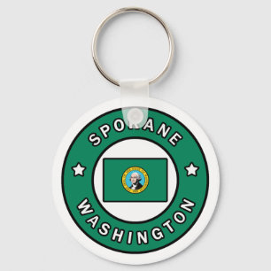 Spokane Washington Nyckelring