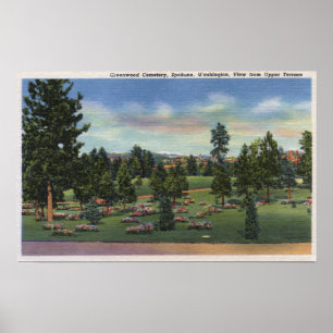 Spokane Washington - övreterrass Poster