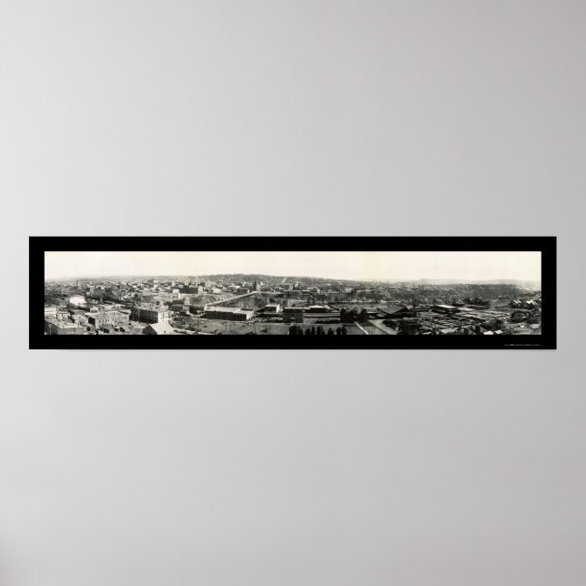 Spokane Washington Photo 1908 Poster (Framsidan)