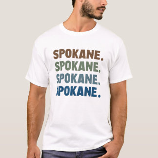 Spokane, Washington State T Shirt