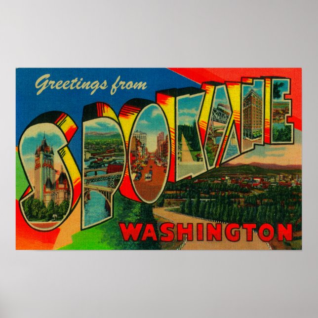 Spokane, Washington - Stora Brev Scenes 2 Poster (Framsidan)