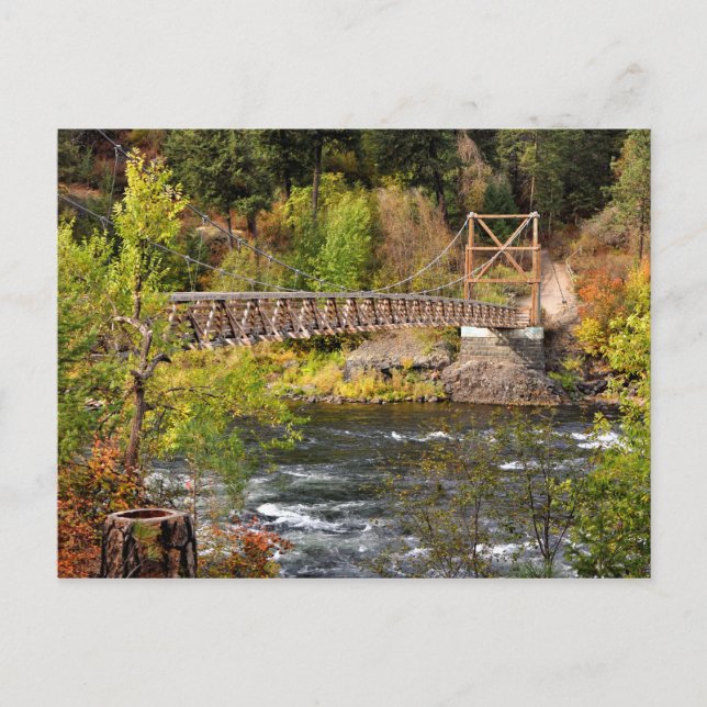 Spokanefloden Vykort (Framsida)