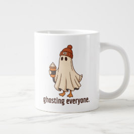 Spökar alla Ghost Goose, present till kaffefanatik Jumbo Mugg