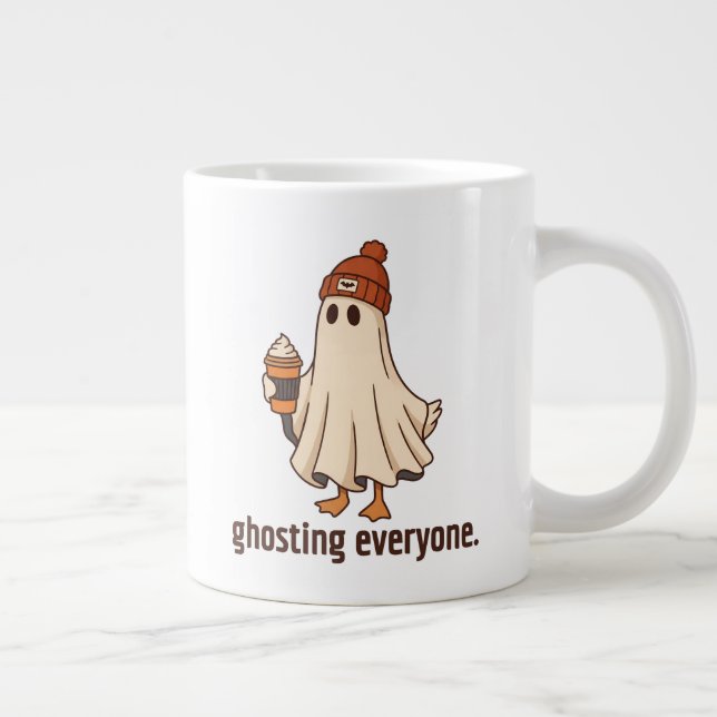 Spökar alla Ghost Goose, present till kaffefanatik Jumbo Mugg (Höger)