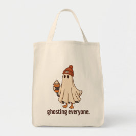 Spökar alla Ghost Goose, present till kaffefanatik Tygkasse