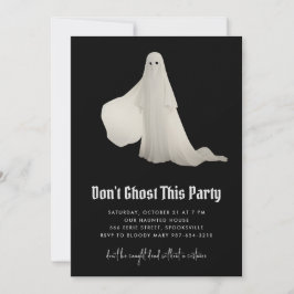Spökar du inte bort den här Halloween-fest inbjuda Julkort