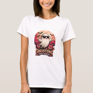 Spökar sedan födseln Rolig Halloween-spök-grafik T Shirt