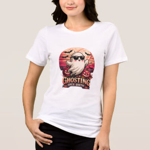 Spökar sedan födseln Rolig Halloween-spök Grafisk T Shirt