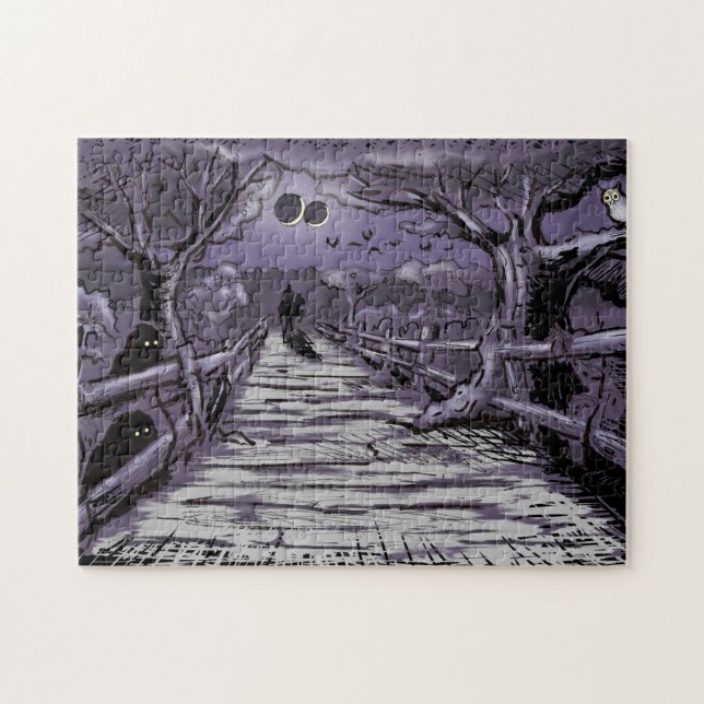 Spökar som väntar på pussel (Horisontell)