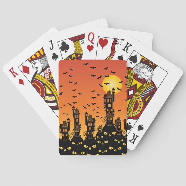 Spökat hus casinokort (Baksidan)
