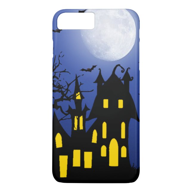 Spökat hus på en läskig natt Case-Mate iPhone skal (Baksida)