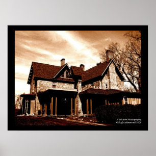 Spökat hus poster