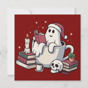 Spökböcker jul lärare bokorm  julkort