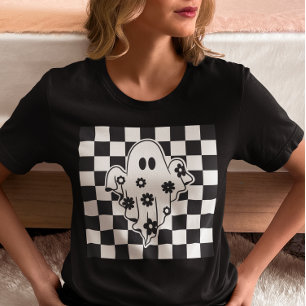 Spökbuffel Plaid Retro T Shirt