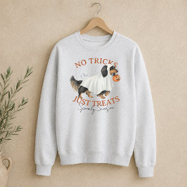 Spökdräkt Hund Dachshund Kuslig Säsong Lång Ärmad Tröja