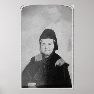 Spöke av Abraham Lincoln med Mary Lincoln 1869 Poster