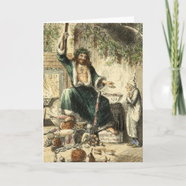 Spöke av julklapp ett julsångkort helgkort