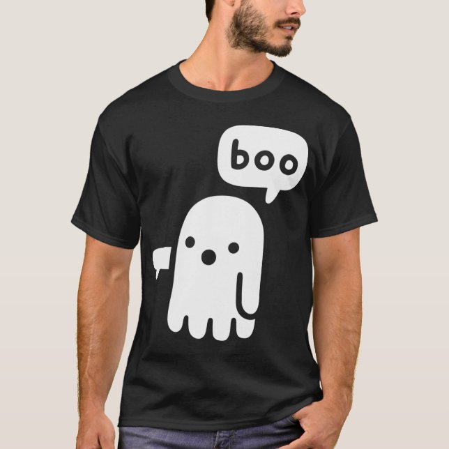 Spöke Av Missbilligande Överstor T-Shirt (Framsida)