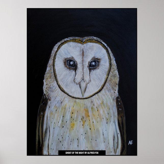 Spöke av natt Målning av Alfred Fox Poster (Framsidan)