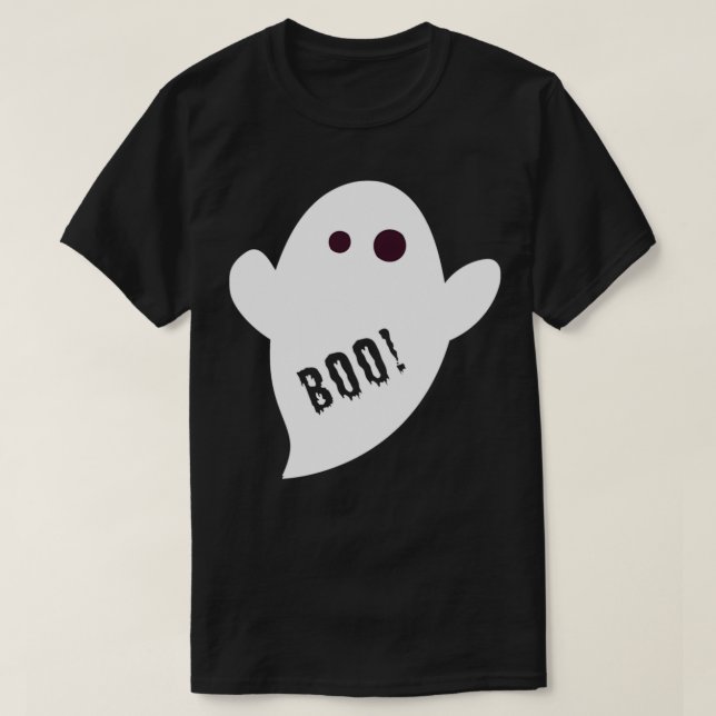 spöke av ogillande kilat spöke t shirt (Design framsida)
