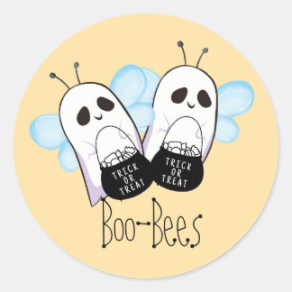 Spöke-Bin Runt Klistermärke