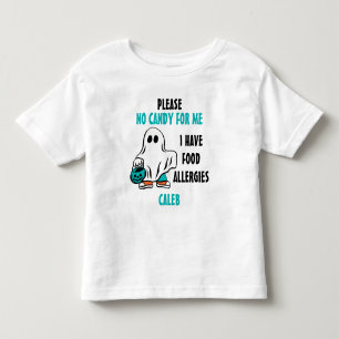 Spöke för allergi för personligHalloween mat vaken T-shirt