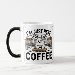 Spöke här för kaffet magisk mugg