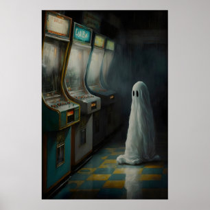 Spöke i en övergiven arkadhall, Nostalgiplanschen Poster