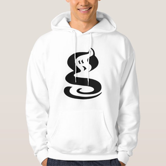 Spöke i kod – Pixeliserad ande Hoodie (Framsida)