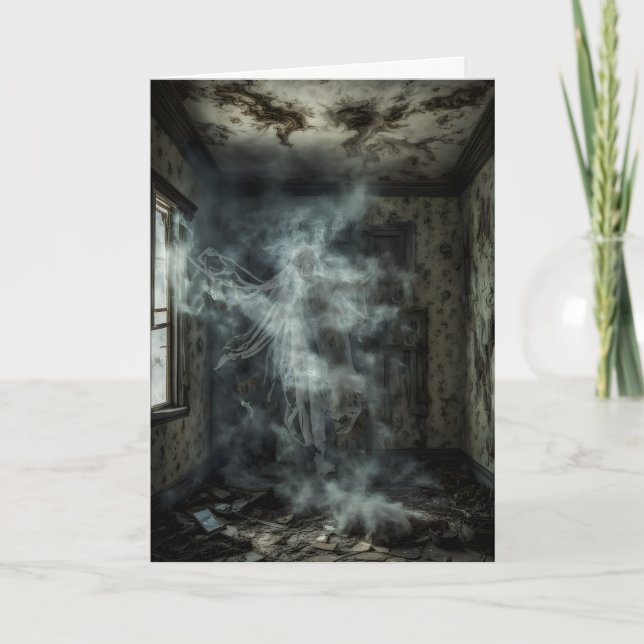 Spöke i rummet helgkort (Framsida)