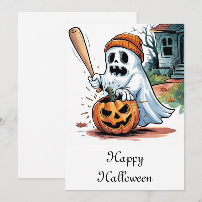 Spöke Inbjudningar (Fram/baksida)